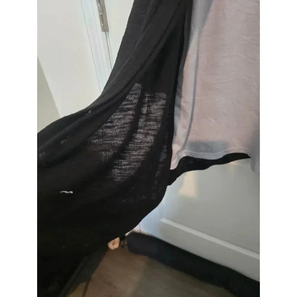 Black White Notation Cardigan Large - image 5